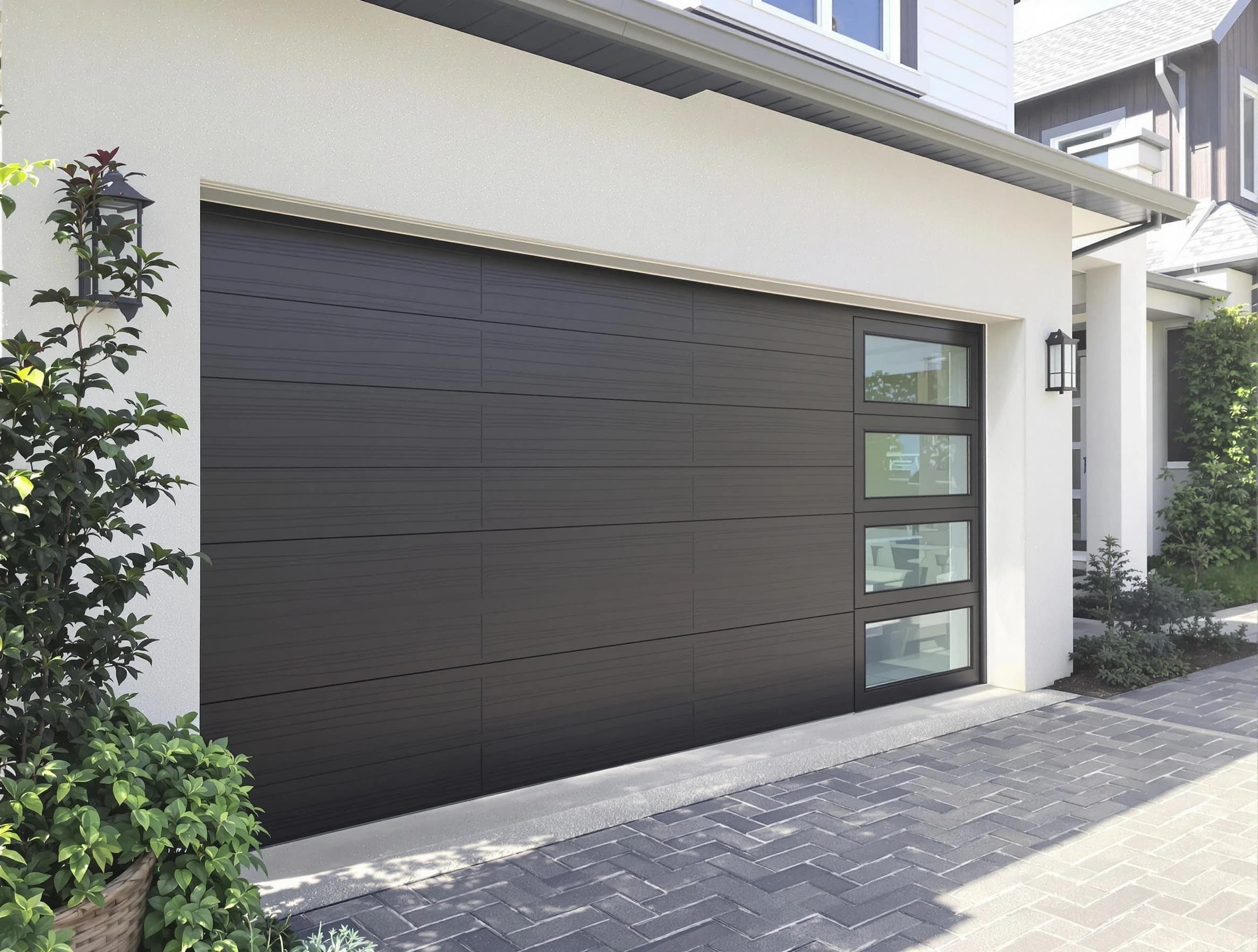 Custom garage door installation by Sandy Garage Door Repair in Sandy