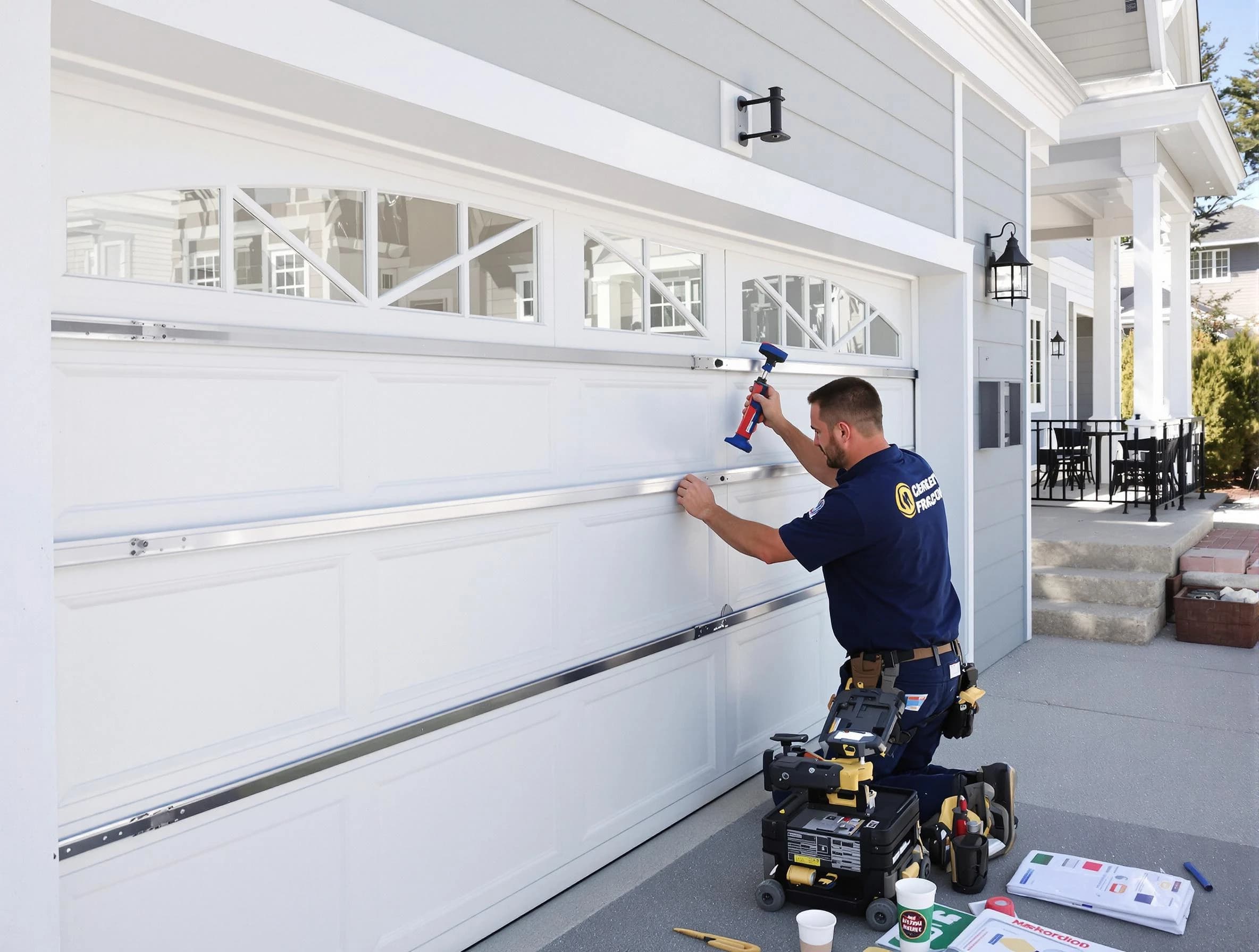 Professional garage door installation by Sandy Garage Door Repair in Sandy