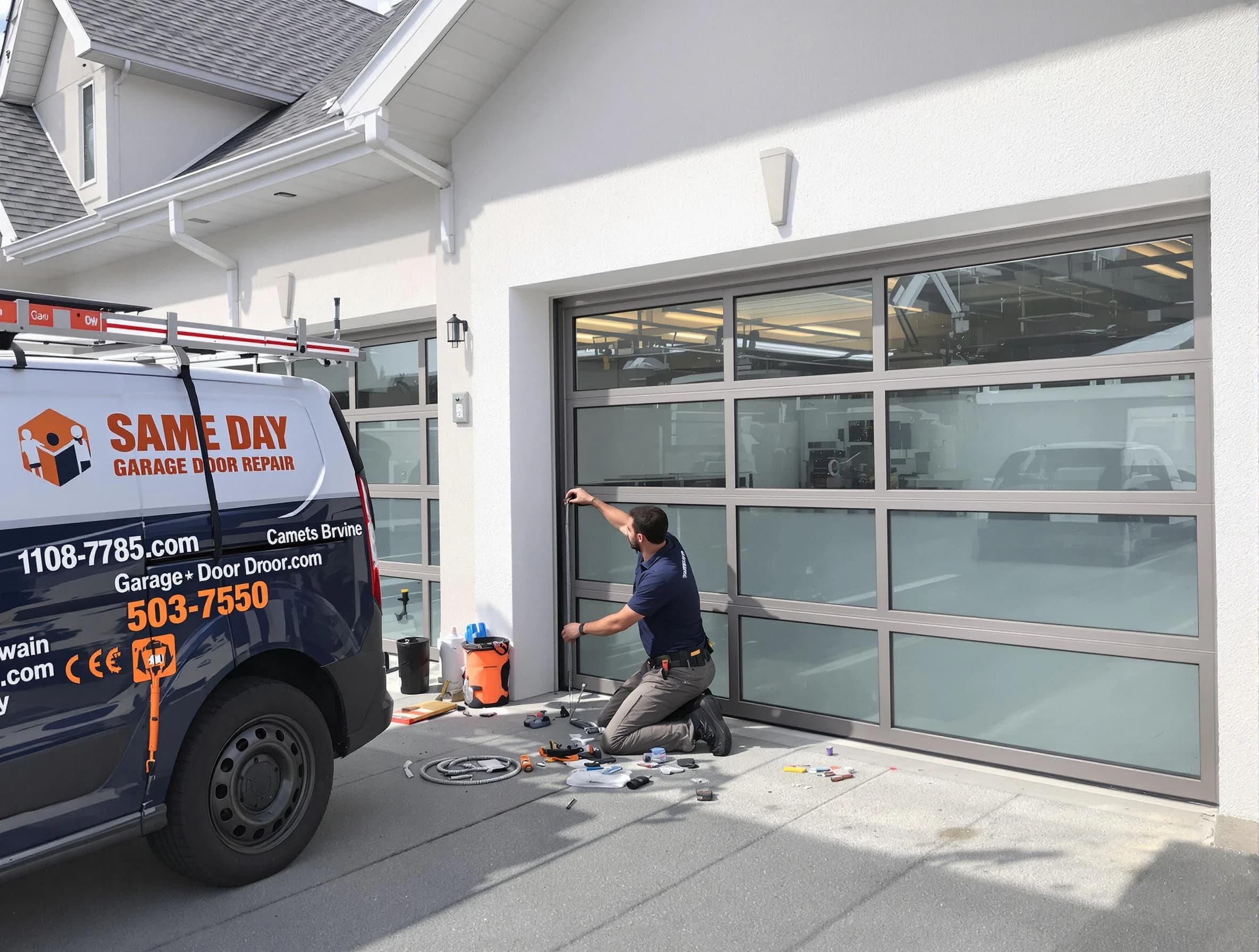 Same-day garage door repair service by Sandy Garage Door Repair in Sandy