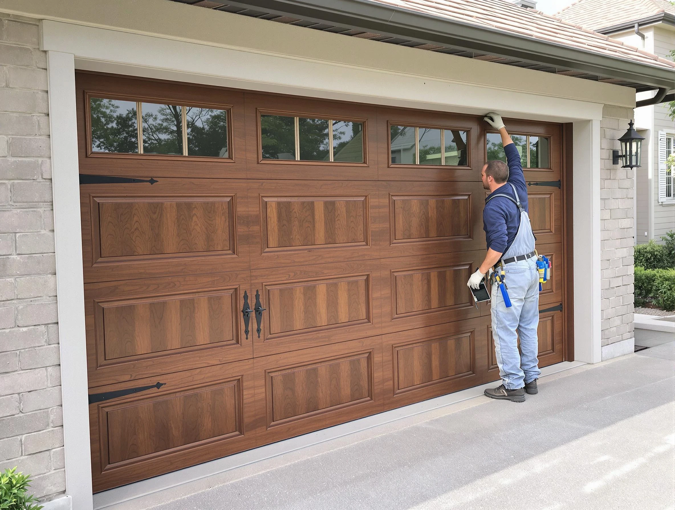 Custom garage door showcase by Sandy Garage Door Repair in Sandy