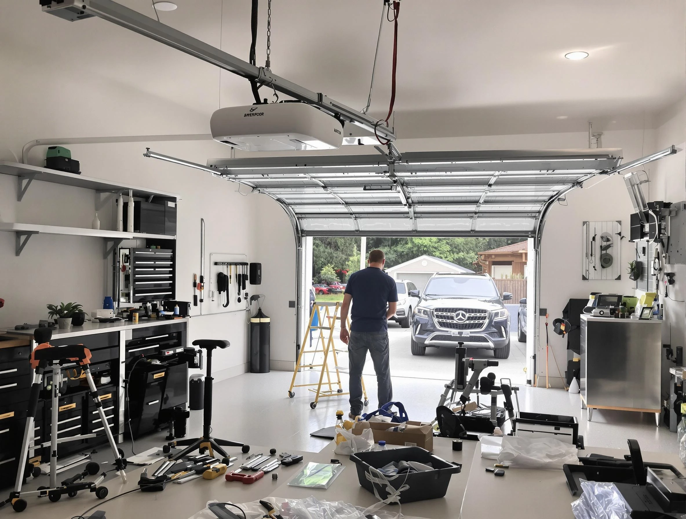Garage door opener installation by Sandy Garage Door Repair in Sandy