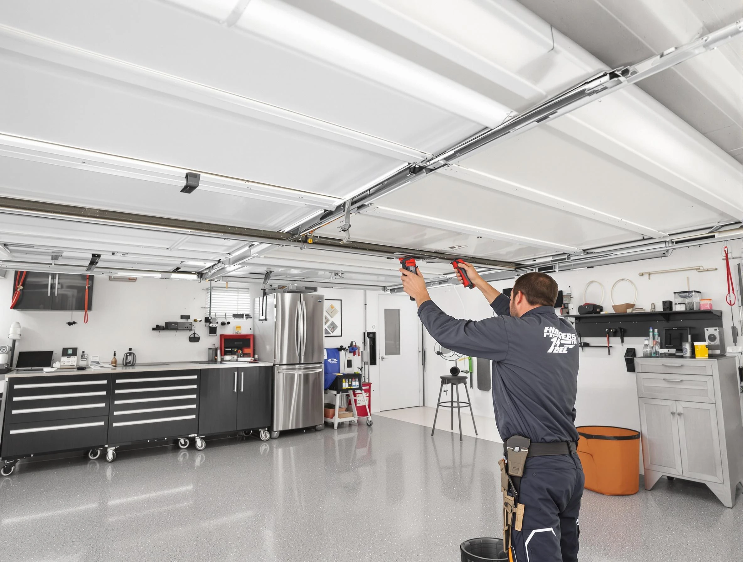 Overhead garage door repair service by Sandy Garage Door Repair in Sandy